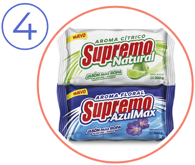 Jabones Supremo Natural y AzulMax